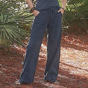 Orvis Charcoal Gray Wide Leg Sweatpants